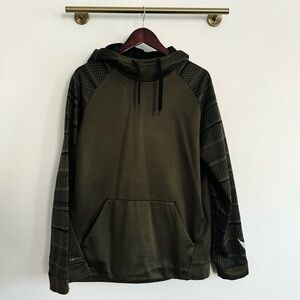 Nike Dri-Fit Olive Green Hoodie Men’s Size Large